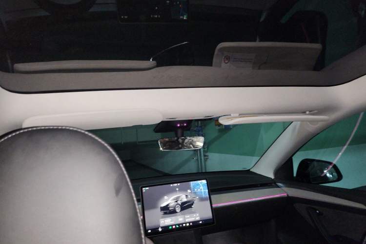 Used Tesla Model Y 2023 Long-Range All-Wheel-Drive Version Headliner