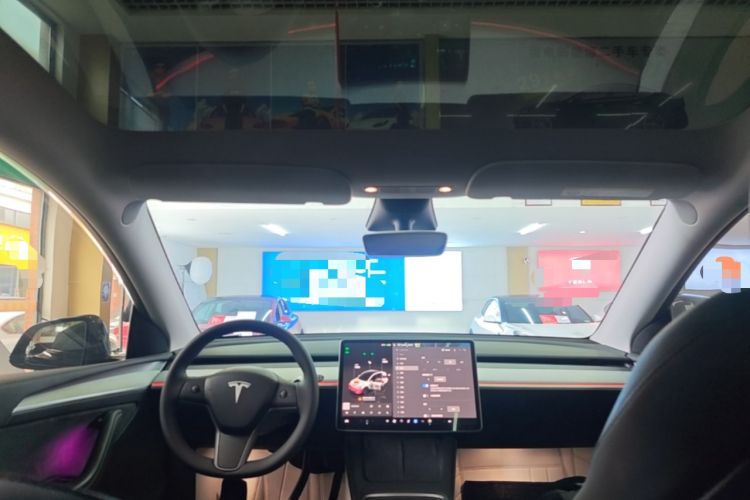 Used Tesla Model Y 2023 Long-Range All-Wheel-Drive Version Headliner