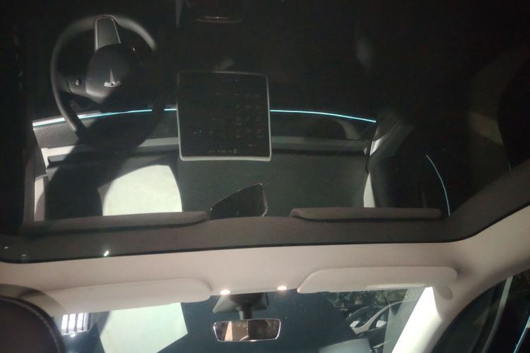 Used Tesla Model Y 2023 Long-Range All-Wheel-Drive Version Headliner