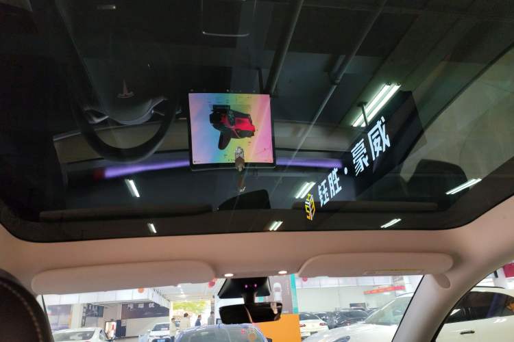Used Tesla Model Y 2023 Long-Range All-Wheel-Drive Version Headliner