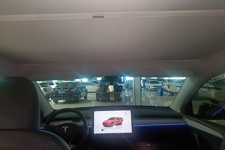 Used Tesla Model Y 2023 Rear-Wheel-Drive Version Headliner