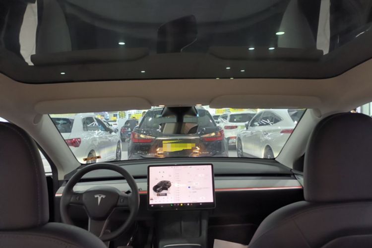 Used Tesla Model Y 2023 Long-Range All-Wheel-Drive Version Headliner
