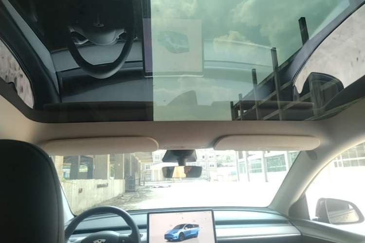 Used Tesla Model Y 2023 Rear-Wheel-Drive Version Headliner