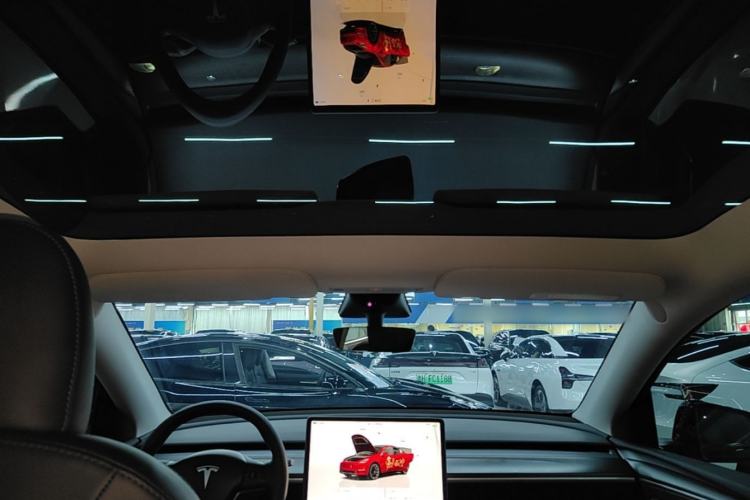 Used Tesla Model Y 2023 Long-Range All-Wheel-Drive Version Headliner