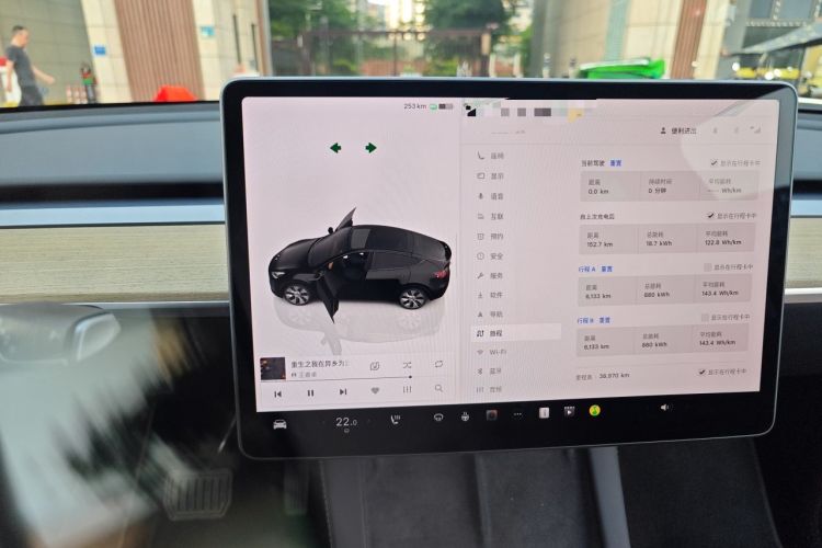 Used Tesla Model Y 2023 Long-Range All-Wheel-Drive Version Instrument Cluster