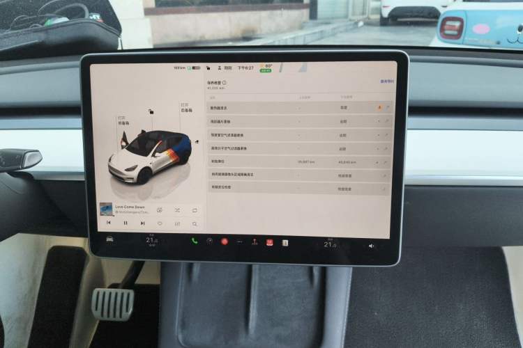 Used Tesla Model Y 2023 High-Performance All-Wheel-Drive Version Instrument Cluster