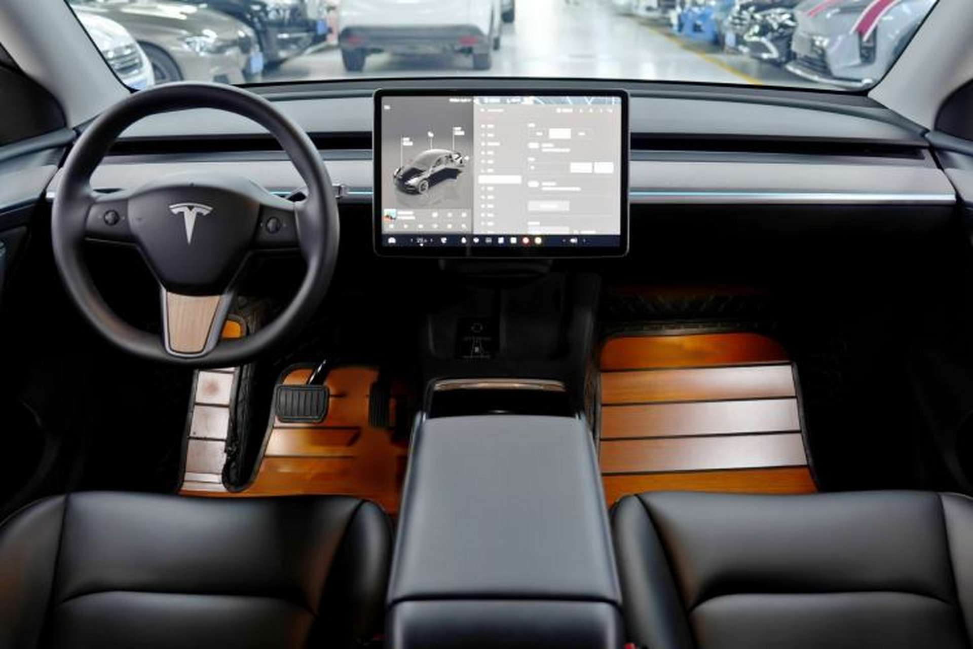 Used Tesla Model Y 2023 Long-Range All-Wheel-Drive Version Interior 3