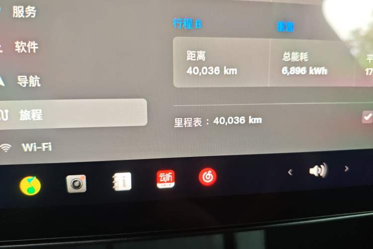 Used Tesla Model Y 2023 Long-Range All-Wheel-Drive Version Odometer Close Up