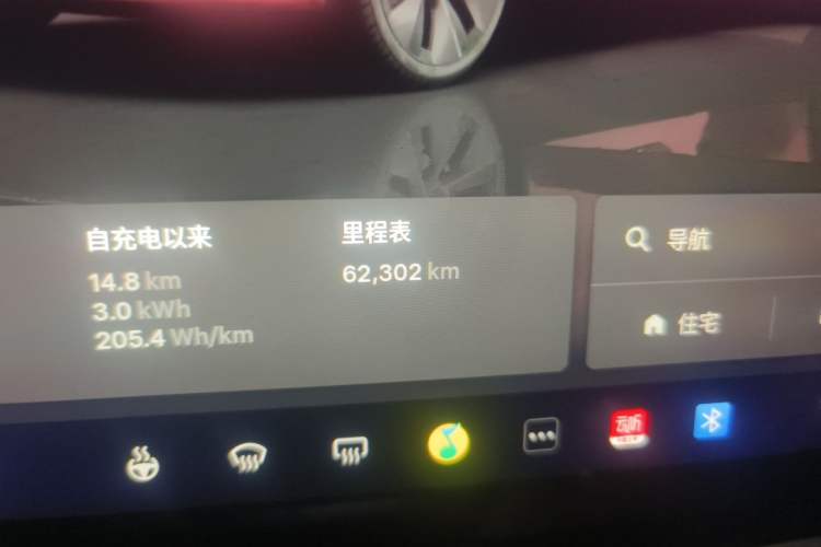 Used Tesla Model Y 2023 Rear-Wheel-Drive Version Odometer Close Up