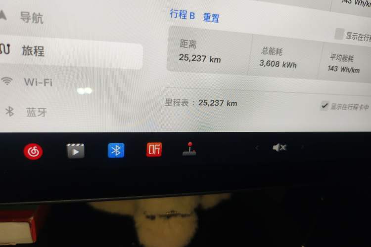 Used Tesla Model Y 2023 Rear-Wheel-Drive Version Odometer Close Up