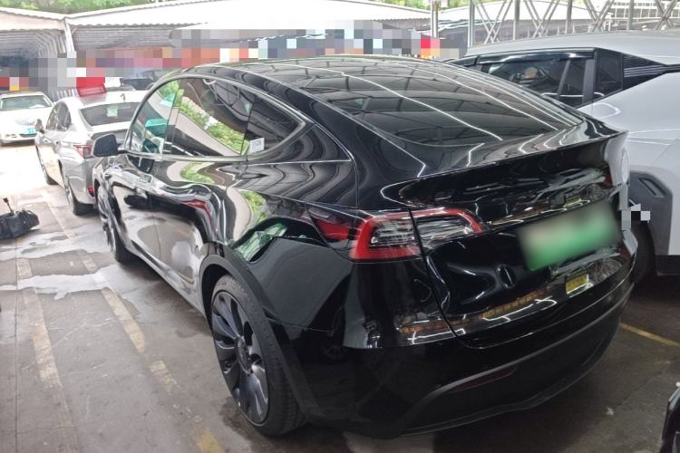 Used Tesla Model Y 2023 High-Performance All-Wheel-Drive Version Rear Left 45 Deg
