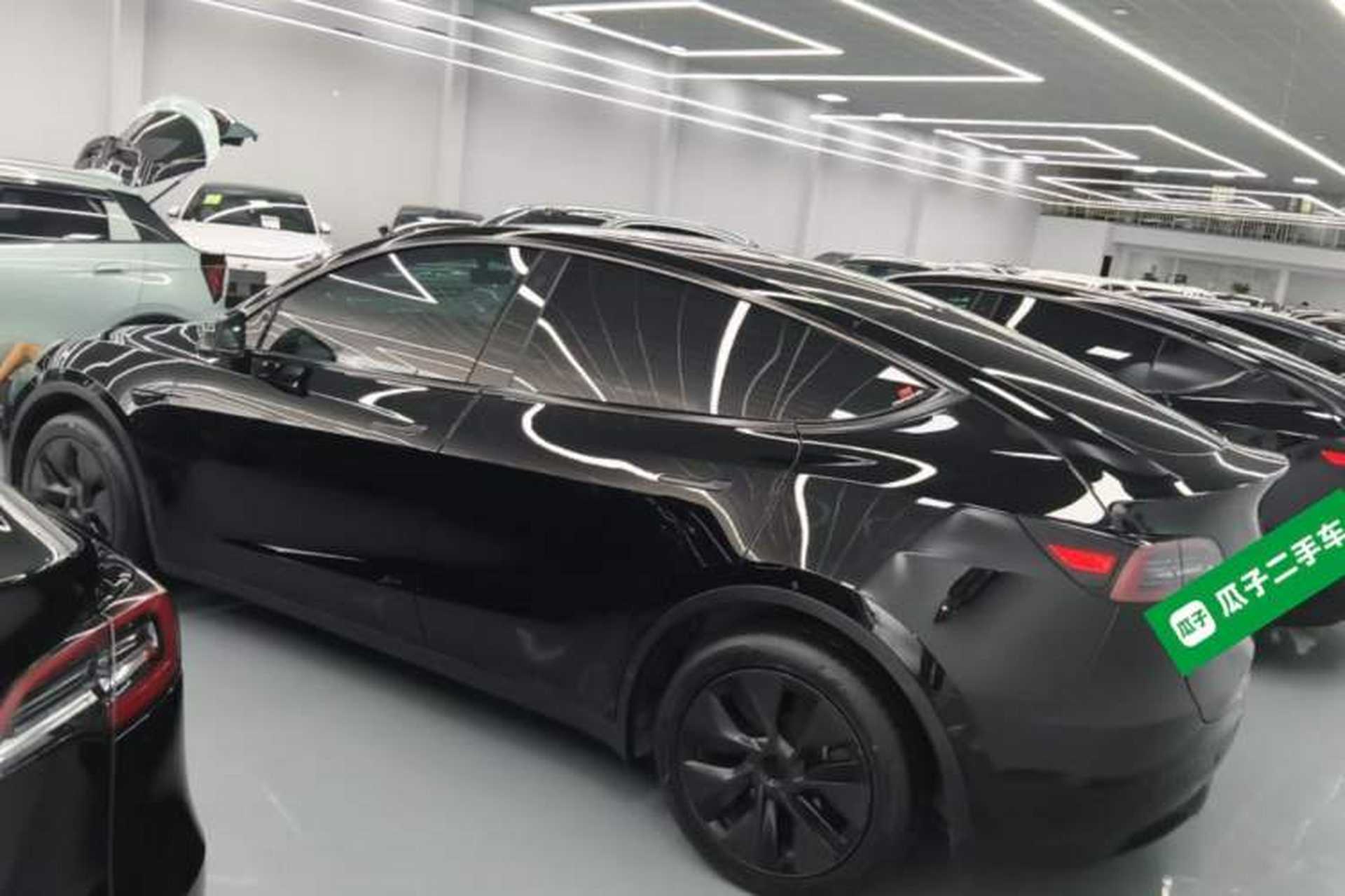 Used Tesla Model Y 2023 Long-Range All-Wheel-Drive Version Rear Left 45 Deg