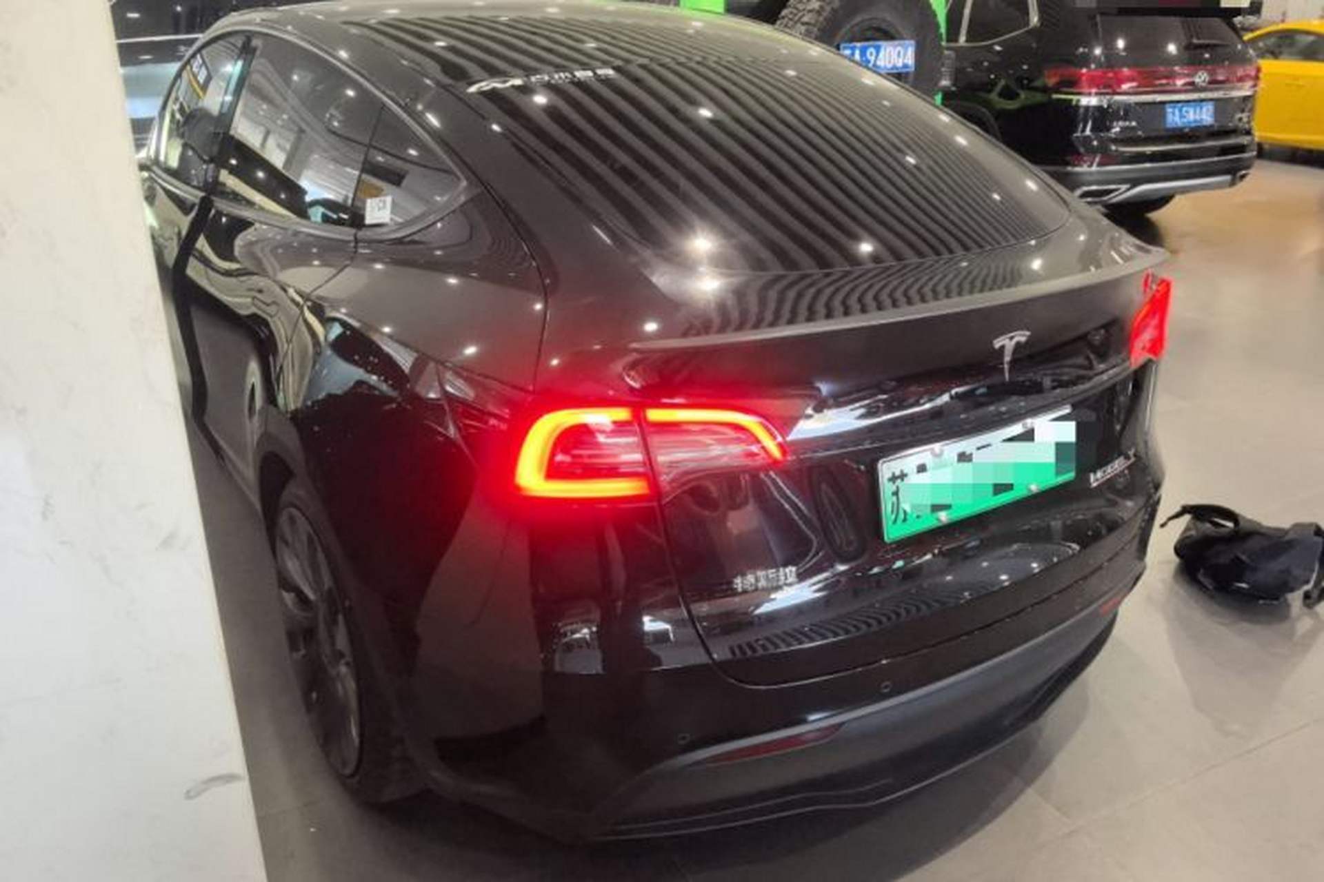 Used Tesla Model Y 2023 High-Performance All-Wheel-Drive Version Rear Left 45 Deg
