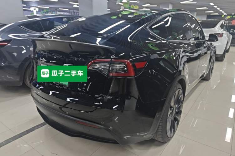 Used Tesla Model Y 2023 High-Performance All-Wheel-Drive Version Rear Right 45 Deg