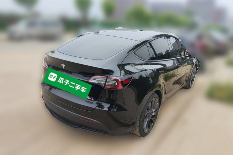 Used Tesla Model Y 2023 High-Performance All-Wheel-Drive Version Rear Right 45 Deg