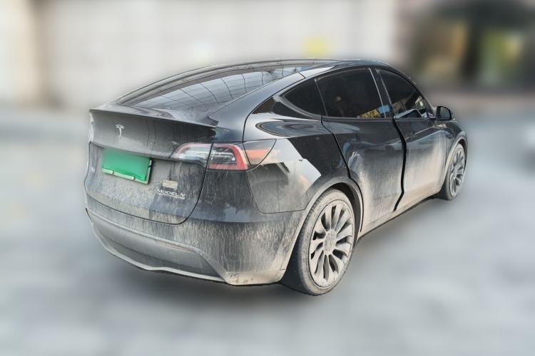 Used Tesla Model Y 2023 High-Performance All-Wheel-Drive Version Rear Right 45 Deg