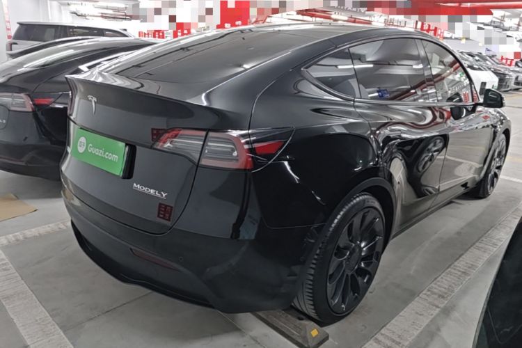 Used Tesla Model Y 2023 High-Performance All-Wheel-Drive Version Rear Right 45 Deg