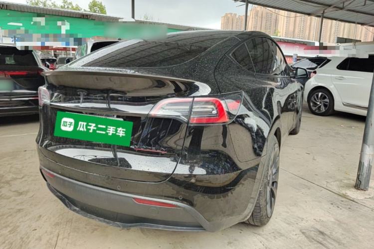 Used Tesla Model Y 2023 High-Performance All-Wheel-Drive Version Rear Right 45 Deg