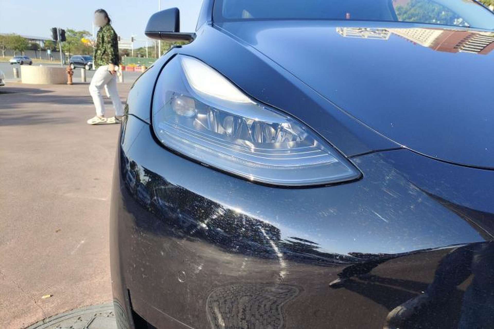 Used Tesla Model Y 2023 Rear-Wheel-Drive Version Right Front Headlight