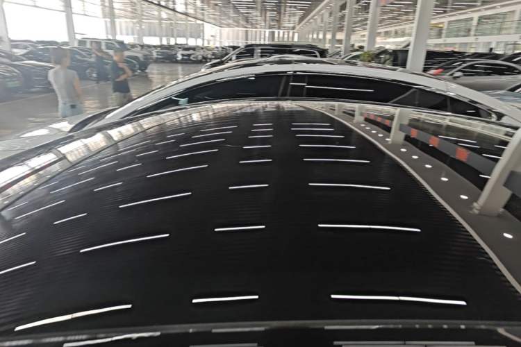 Used Tesla Model Y 2023 Rear-Wheel-Drive Version Roof