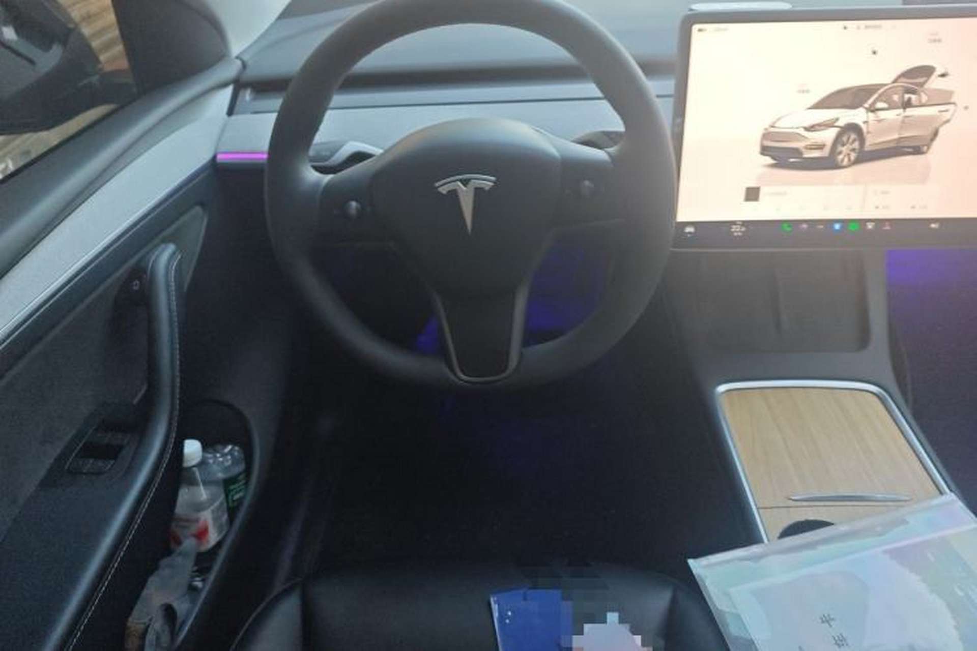 Used Tesla Model Y 2023 Rear-Wheel-Drive Version Steering Wheel