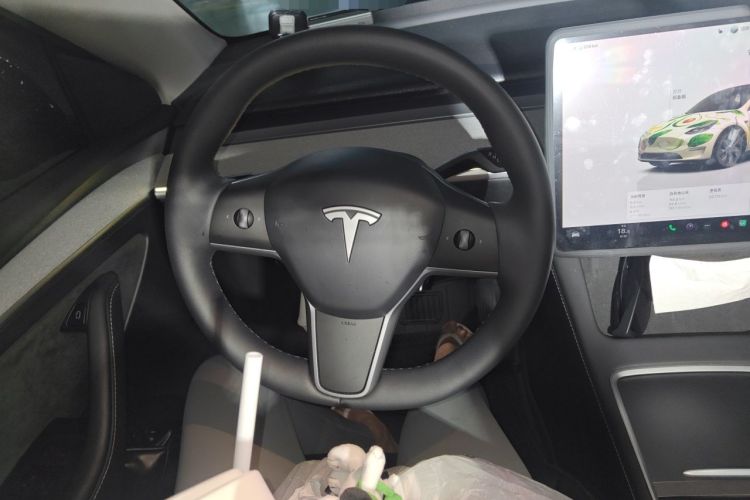 Used Tesla Model Y 2023 Rear-Wheel-Drive Version Steering Wheel