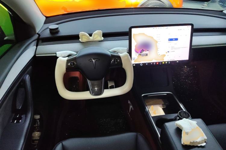 Used Tesla Model Y 2023 Rear-Wheel-Drive Version Steering Wheel