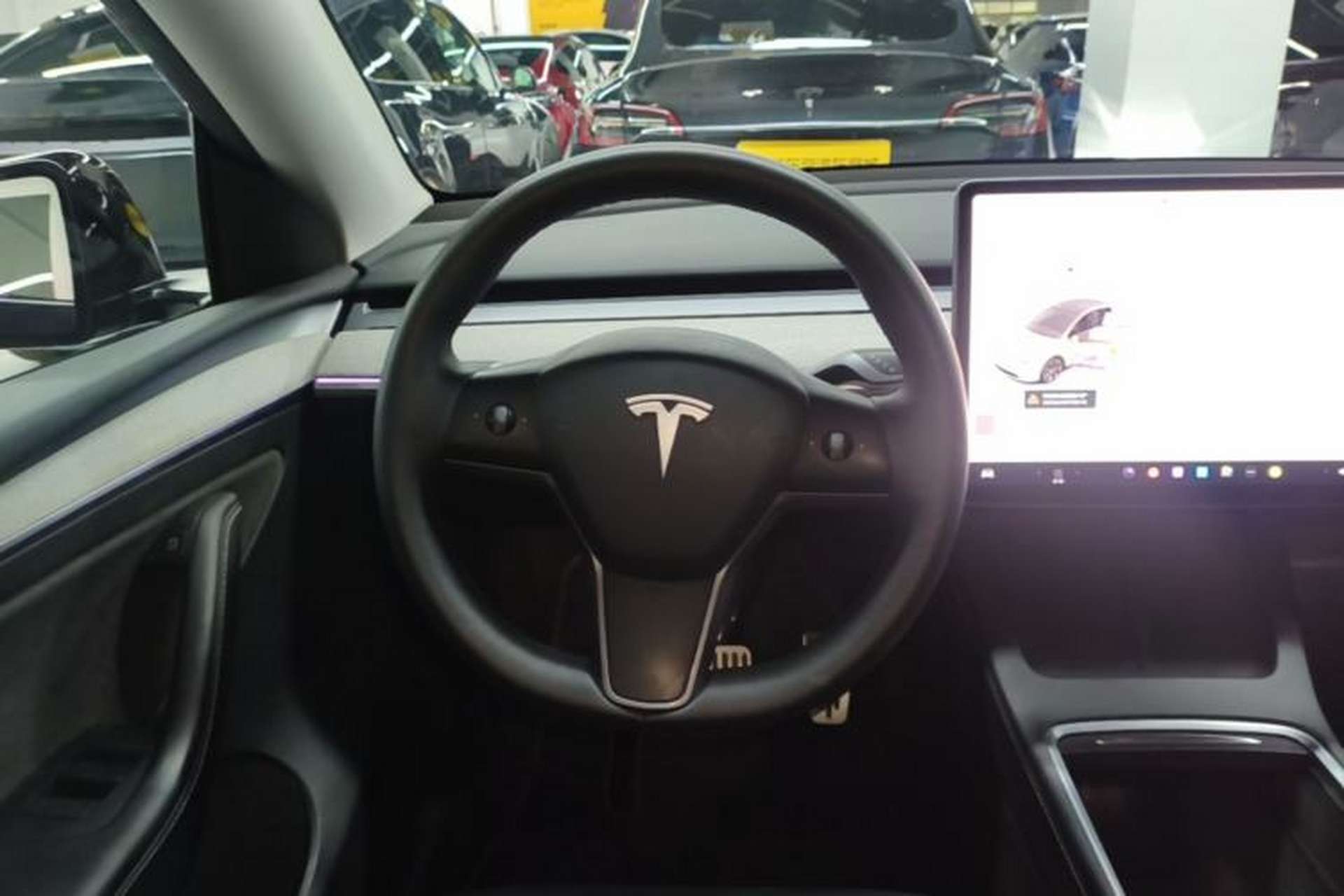 Used Tesla Model Y 2023 Rear-Wheel-Drive Version Steering Wheel