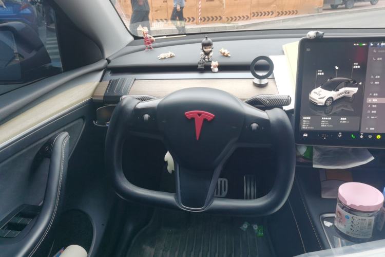 Used Tesla Model Y 2023 Long-Range All-Wheel-Drive Version Steering Wheel