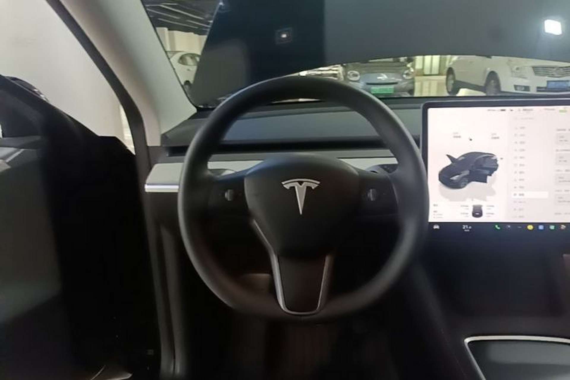 Used Tesla Model Y 2023 Rear-Wheel-Drive Version Steering Wheel