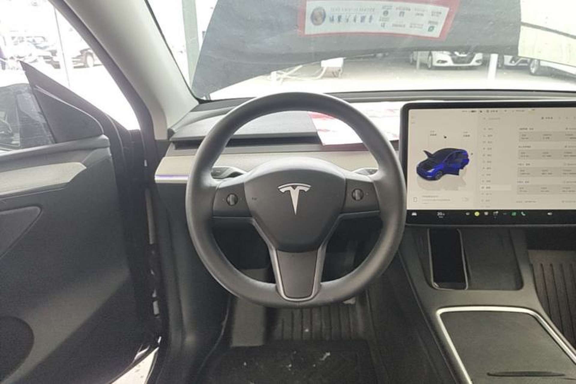 Used Tesla Model Y 2023 Rear-Wheel-Drive Version Steering Wheel