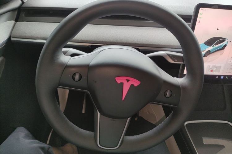 Used Tesla Model Y 2023 Long-Range All-Wheel-Drive Version Steering Wheel