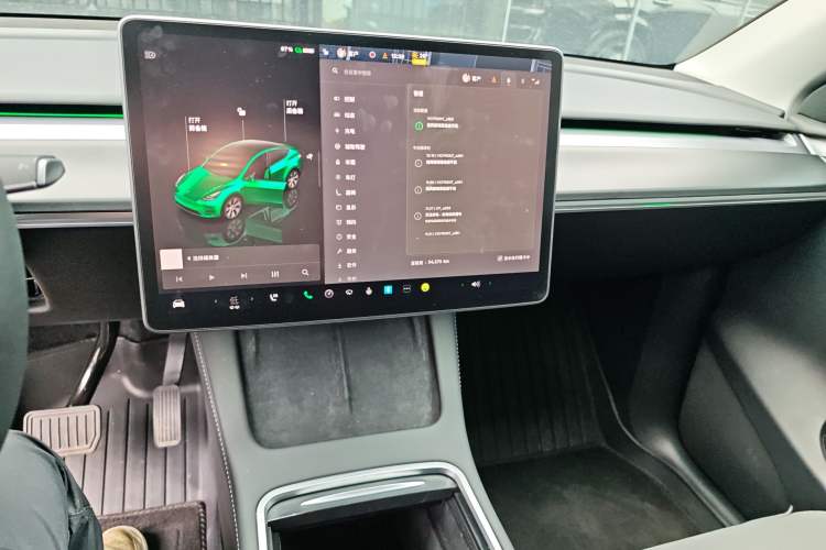 Used Tesla Model Y 2023 Rear-Wheel-Drive Version Audio And AC Panel