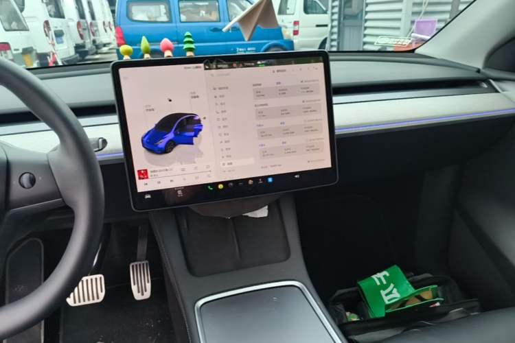 Used Tesla Model Y 2023 Rear-Wheel-Drive Version Audio And AC Panel