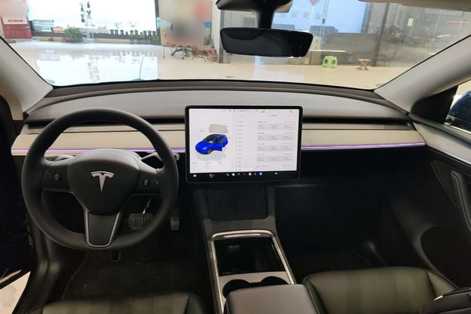 Used Tesla Model Y 2023 Rear-Wheel-Drive Version Center Console