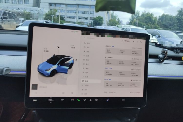 Used Tesla Model Y 2023 Long-Range All-Wheel-Drive Version Instrument Cluster