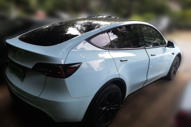 Used Tesla Model Y 2023 Long-Range All-Wheel-Drive Version Rear Right 45 Deg