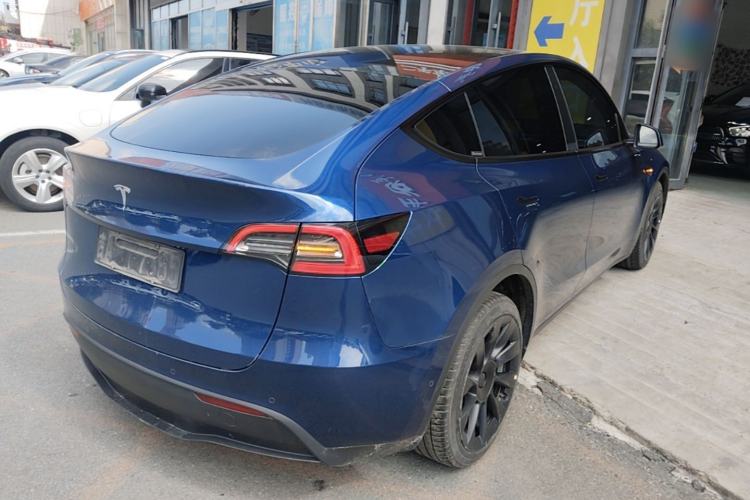 Used Tesla Model Y 2023 Long-Range All-Wheel-Drive Version Rear Right 45 Deg