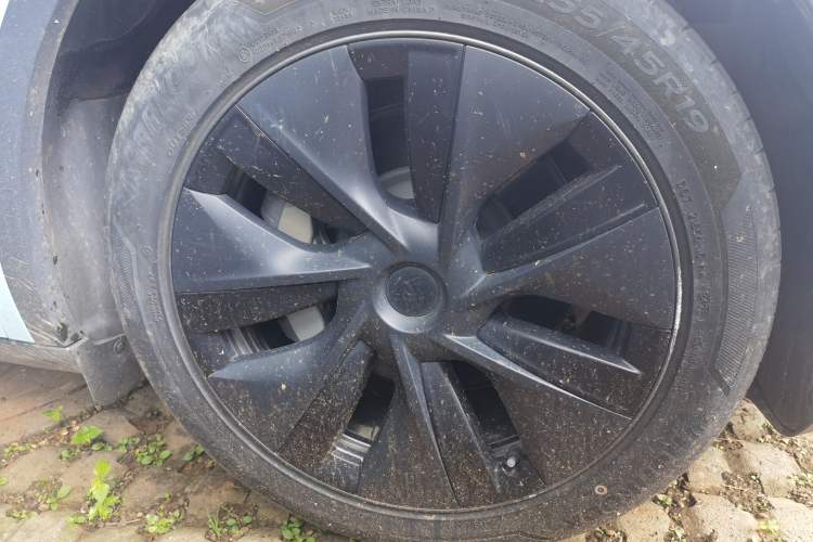 Used Tesla Model Y 2023 Long-Range All-Wheel-Drive Version Right Front Wheel Hub