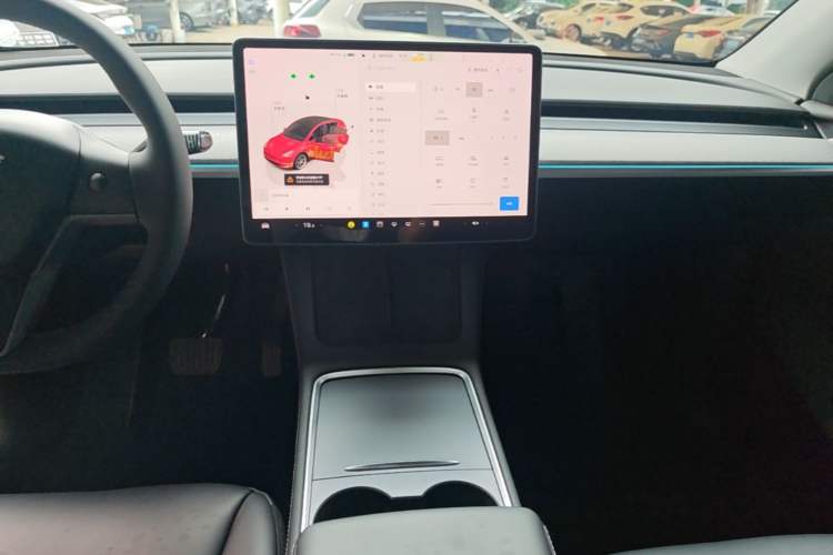 Used Tesla Model Y 2023 Rear-Wheel-Drive Version Audio And AC Panel