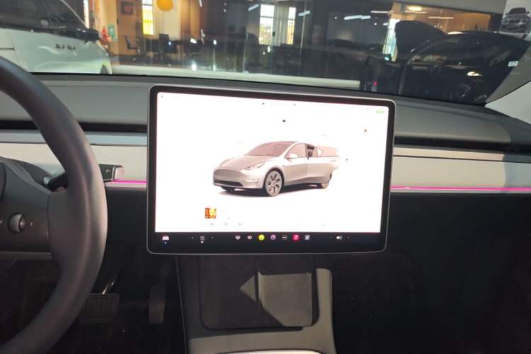 Used Tesla Model Y 2023 Rear-Wheel-Drive Version Audio And AC Panel