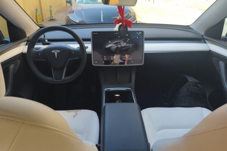 Used Tesla Model Y 2023 Long-Range All-Wheel-Drive Version Center Console