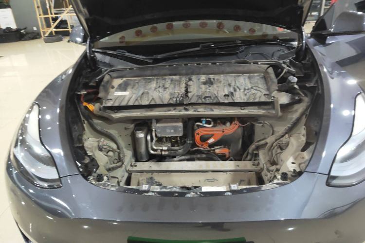 Used Tesla Model Y 2023 Long-Range All-Wheel-Drive Version Engine Bay