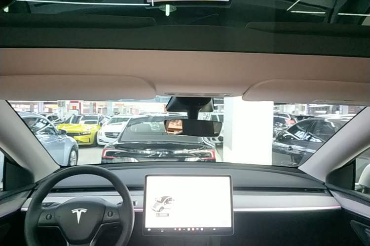 Used Tesla Model Y 2023 Rear-Wheel-Drive Version Headliner