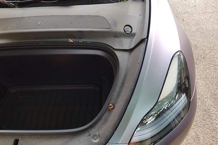 Used Tesla Model Y 2023 Rear-Wheel-Drive Version Engine Bay Left