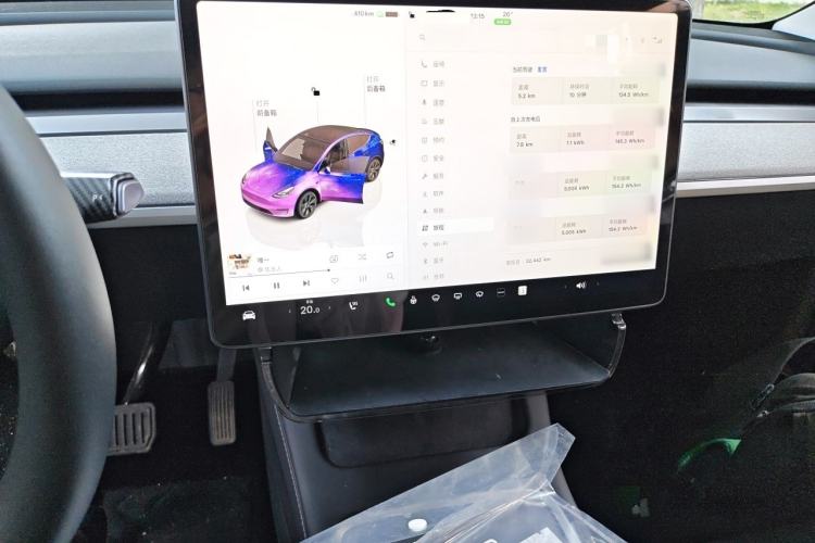 Used Tesla Model Y 2023 Rear-Wheel-Drive Version Audio And AC Panel