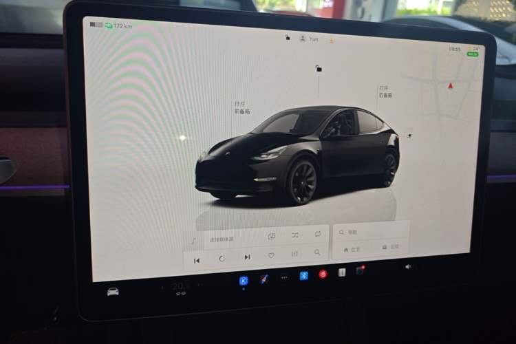 Used Tesla Model Y 2023 Rear-Wheel-Drive Version Audio And AC Panel