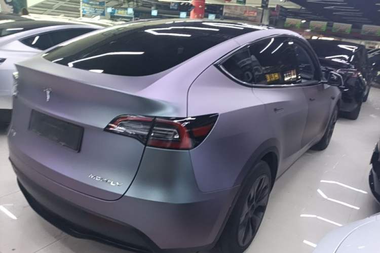 Used Tesla Model Y 2023 Rear-Wheel-Drive Version Rear Right 45 Deg