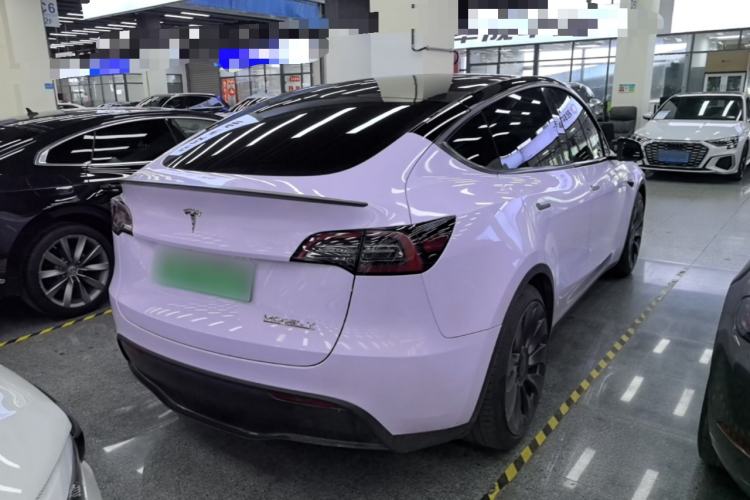 Used Tesla Model Y 2023 High-Performance All-Wheel-Drive Version Rear Right 45 Deg