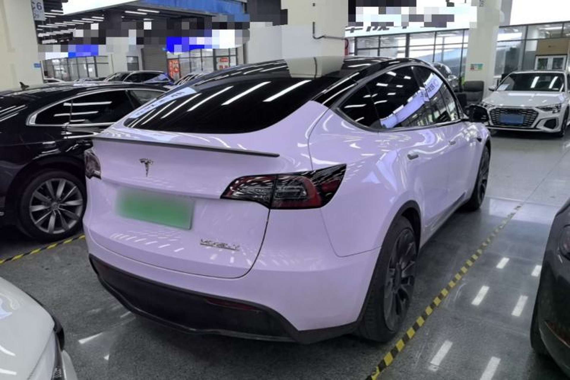 Used Tesla Model Y 2023 High-Performance All-Wheel-Drive Version Rear Right 45 Deg